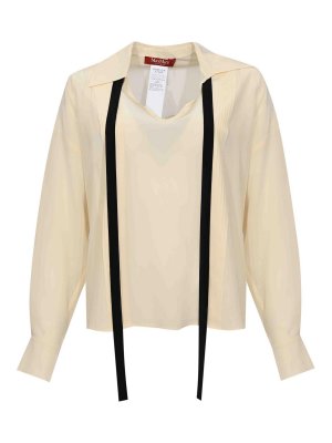 MAX MARA STUDIO: ブラウス - ブラウス - ベージュ