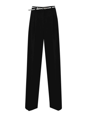 MAX MARA STUDIO: カジュアルトラウザー - カジュアルパンツ - 黒