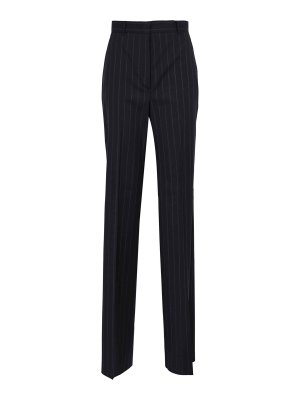 MAX MARA STUDIO: カジュアルトラウザー - カジュアルパンツ - ブルー