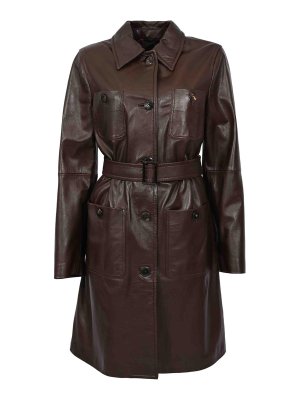 MAX MARA STUDIO: トレンチコート - トレンチコート - ブラウン