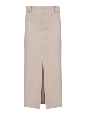 PATRIZIA PEPE: Faldas media pierna y semilargas - Falda Semilarga - Gris Claro