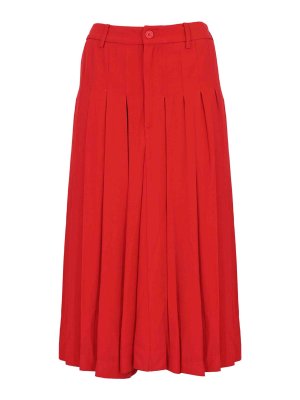 Semicouture: ニーレングススカート＆ミディ丈 - 膝丈/ミディスカート - マルチカラー