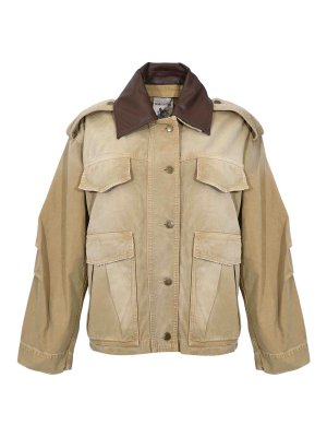 Semicouture: giacche casual - Giacca Gloria In Canvas Di Cotone