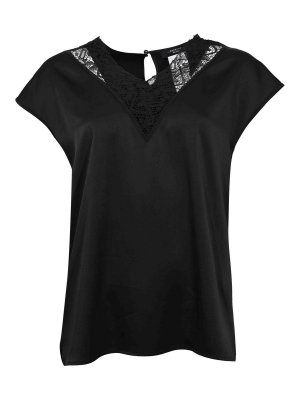 WEEKEND MAX MARA: Tops y camisetas sin mangas - Top - Negro