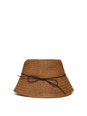 LIVIANA CONTI: cappelli - Cappello Bucket Nora In Rafia