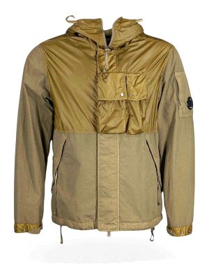 C.P. COMPANY: knee length coats - Green jacket