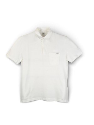 C.P. COMPANY: Poloshirts - Poloshirt - Weiß