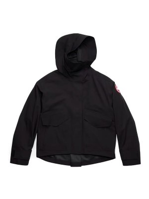Canada Goose: knee length coats - Black jacket