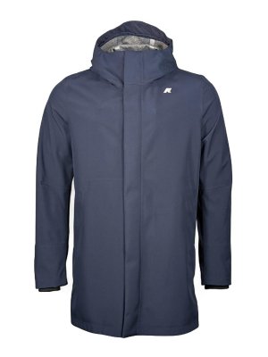 K-WAY: knee length coats - Blue jacket
