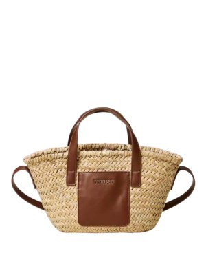 TWINSET: totes bags - Straw bag
