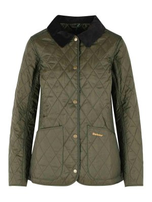 BARBOUR: casual jackets - Annandale Green Polyamide Jacket