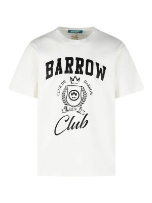 BARROW: t-shirt - Maglietta in cotone bianco