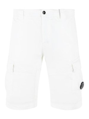 C.P. COMPANY: Shorts - Shorts - Blanco