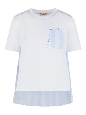 Marni: Tシャツ - Tシャツ - 白