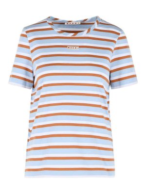 Marni: t-shirts - Multicolor Cotton T-Shirt