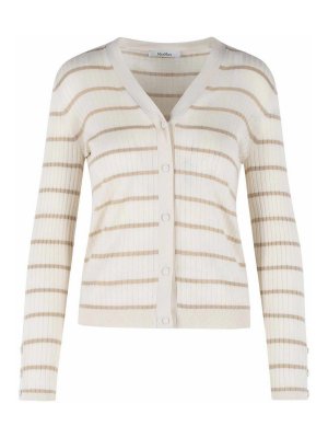 Max Mara: カーディガン - カーディガン - 白