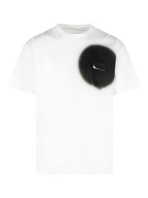 MM6 MAISON MARGIELA: t-shirt - Maglietta in cotone bianco