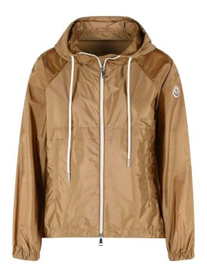 MONCLER: casual jackets - Coquelicot  Hooded Jacket