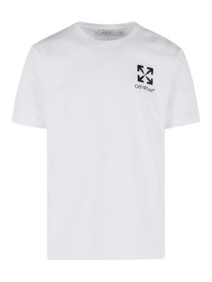 OFF-WHITE: Tシャツ - Tシャツ - 白