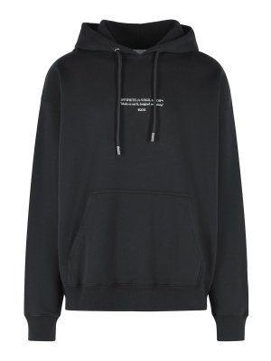 OFF-WHITE: Sudaderas y suéteres - Sudadera - Negro