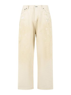 Acne Studios: ストレートジーンズ - ストレートジーンズ - 白