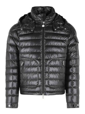 MONCLER: padded jackets - Lauros Short Hooded Down Jacket