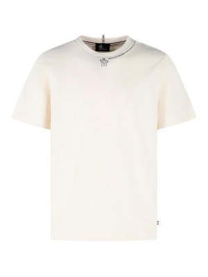 MONCLER: Camisetas - Camiseta - Blanco