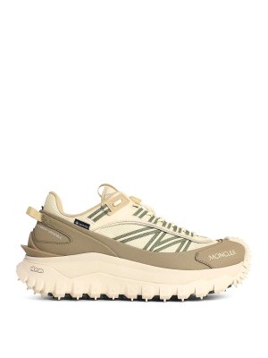 MONCLER: trainers - Trailgrip Gtx Beige Polyamide Sneakers