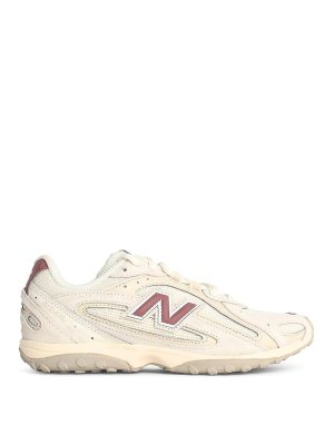 NEW BALANCE: trainers - 204 Ivory Fabric Blend Sneakers