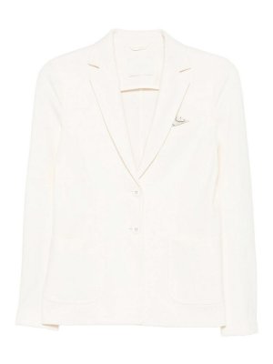 CIRCOLO 1901: blazers - Off-White Blazer With Pockets