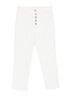 DONDUP: ストレートジーンズ - ストレートジーンズ - 白