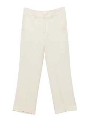 DONDUP: flared jeans - Flared Pants In White