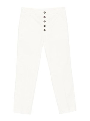 DONDUP: Jeans à jambe droite - Jean Droit - Blanc