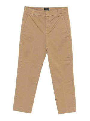 DONDUP: casual trousers - Gaubert Pants In Beige Cotton