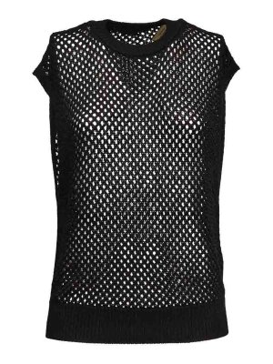 DONDUP: Suéteres con cuello pico - Suéter Cuello Redondo - Negro