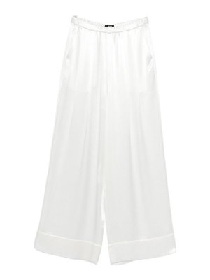 ELEH: Pantalons casual - Pantalons Décontractés - Blanc