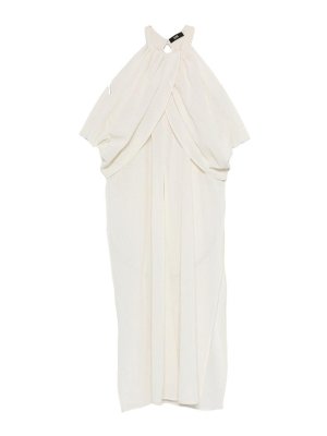 ELEH: Tops & Tank tops - Top In Cream With Ruffle