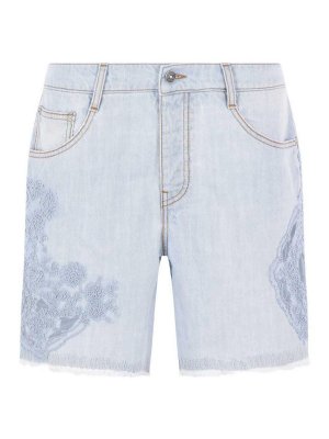 ERMANNO SCERVINO: Hosen Shorts - Shorts - Blau
