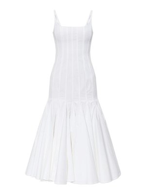 JACQUEMUS: abiti al ginocchio - Vestito  Midi Agave Bianco In Cotone