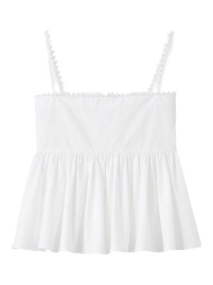 JACQUEMUS: Tops & Tank tops - Flared  Top In White