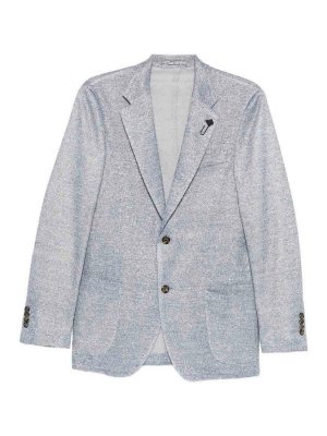 LARDINI: Blazer - Blazer - Hellblau