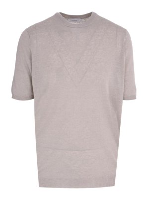 LARDINI: t-shirt - T-shirt girocollo a maniche corte