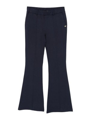 Liu Jo: pantaloni casual - Pantaloni svasati blu navy