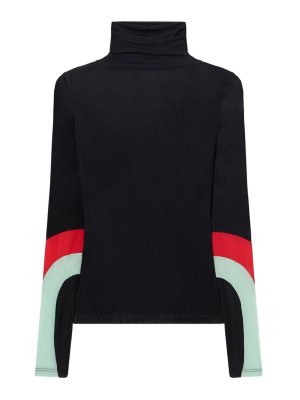 OFF-WHITE: Cuellos altos y polos - Suéter Con Cuello Alto - Negro