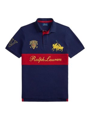 POLO RALPH LAUREN: polo shirts - Polo Shirt In Blue And Red