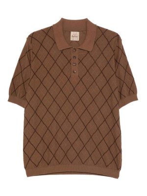 RAKK: polo shirts - The Legend Paul Newman 1956 Brown Polo