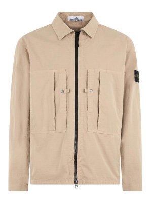 STONE ISLAND: shirts - Shirt With Zip And Pockets