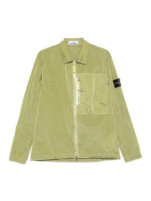 STONE ISLAND: camicie - Giacca-camicia verde