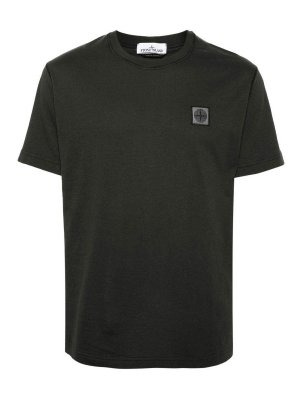 STONE ISLAND: t-shirts - T-Shirt With Logo In Cotton