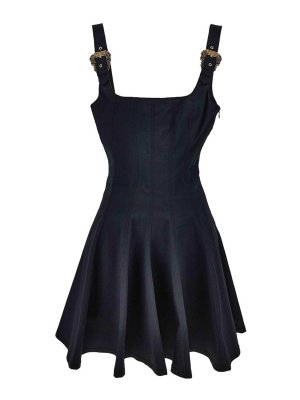 VERSACE JEANS: Vestidos cortos - Vestido Corto - Negro
